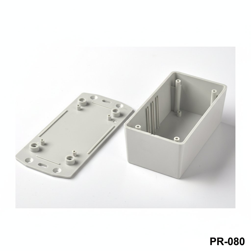 PR-080 Plastik Proje Kutusu | Altınkaya Elektronik Cihaz Kutuları